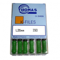 K-Files 25mm Size #70 (6 Pk)