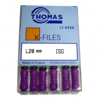 K-Files 28mm Size #10 (6 Pk)