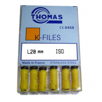 K-Files 28mm Size #20 (6 Pk)