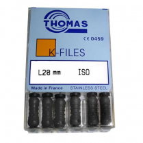 K-Files 28mm Size #40 (6 Pk)