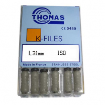 K-Files 31mm Size #8 (6 Pk)