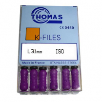 K-Files 31mm Size #10 (6 Pk)