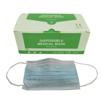 Surgical Face Mask Earloop Blue 3Ply 2R 50pk