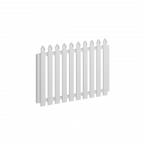 Aluminium Colonial Picket Gate - 1090 x 900mm