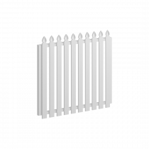 Aluminium Colonial Picket Gate - 1090 x 1200mm