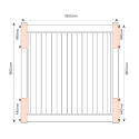 Southampton PVC Gate - 1800W x 1800H