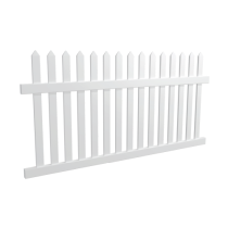 North Haven Picket PVC Fence Panel Kit - 2388W x 1200H