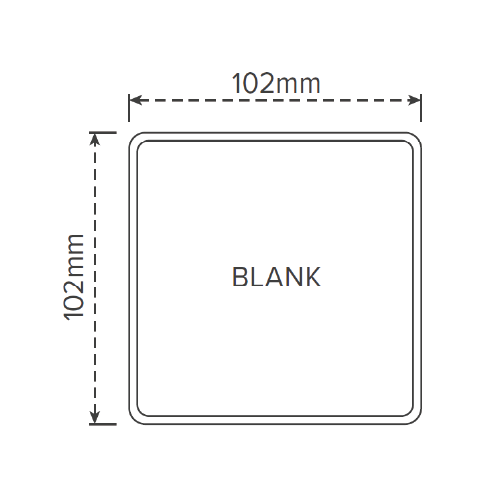 Picket PVC - Blank Post 1850mm