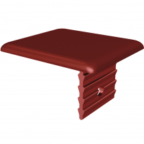 25 x 25mm Conceal Fix U-Channel Cap - Manor Red