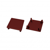 50 x 50mm Cap - Suits Concealed System - Manor Red