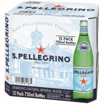 San Pellegrino Sparkling Mineral Water 12 x 750ml