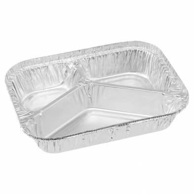 3 compartment foil tray MRE521