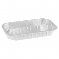 Rectangular Smoothwall Foil Tray for Top Sealing