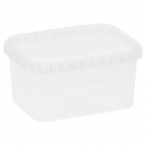 1208 Series 425ml Rectangular Tamper Evident Tub