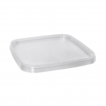 Square 128 Series Secure Lid Clear