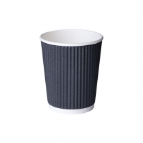 8oz/245mL ComfyTouch Triple Wall Coffee Cup Black