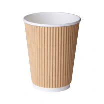 12oz/365mL ComfyTouch Triple Wall Coffee Cup Kraft