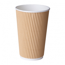 16oz/475mL ComfyTouch Triple Wall Coffee Cup Kraft