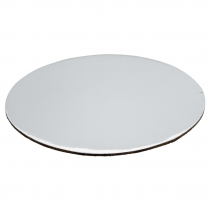 7" Round Cake Foil Board Silver