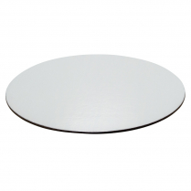 8" Round Cake Foil Board Silver