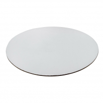 10" Round Cake Foil Board Silver