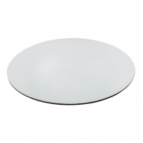 12" Round Cake Foil Board Silver
