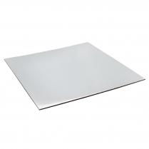 12" Square Cake Foil Board Silver