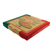 15" Takeaway Pizza Box Brown Originale