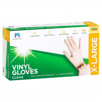 Vinyl Glove Clear P/F X-Large