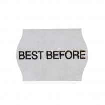 22x16mm Label 'BEST BEFORE' Freezer Grade