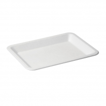 8x6" Compostable Produce Tray Bagasse
