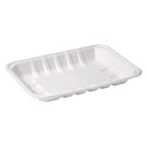 9x6" Compostable Deep Produce Tray Bagasse