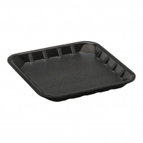 5x5" Foam Produce Tray Black