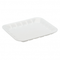 6x5" Foam Produce Tray White