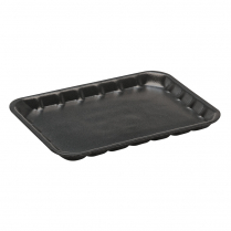7x5" Foam Produce Tray Black