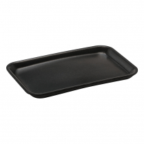 8x5" Foam Produce Tray Black