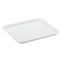 8x7" Foam Produce Tray White