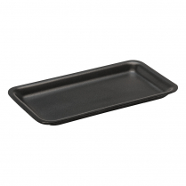 9x5" Foam Produce Tray Black