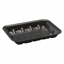 7x5" Deep Foam Produce Tray Black