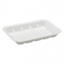 7x5" Deep Foam Produce Tray White