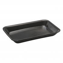 8x5" Deep Foam Produce Tray Black