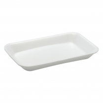 8x5" Deep Foam Produce Tray White