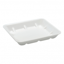 8x7" Deep Foam Produce Tray White