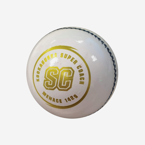 KOOKABURRA SUPER COACH MENACE 2 PIECE CRICKET BALL