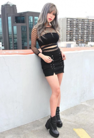 CROP TOP & PANTY 2PC BLACK