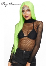 FISHNET BODYSUIT BLACK