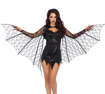 LACE EXTENDABLE BAT WING SHRUG
