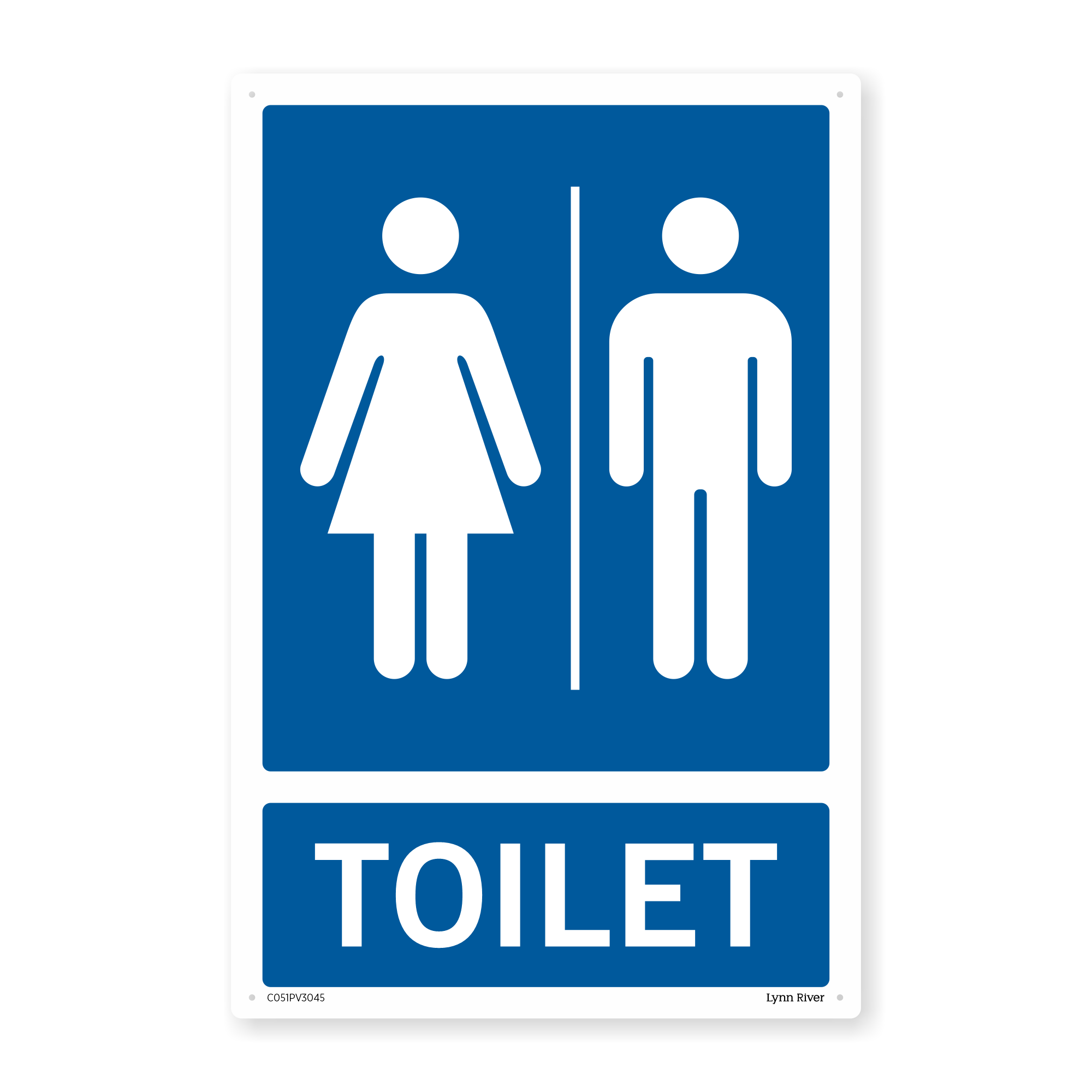Unisex Toilet PVC