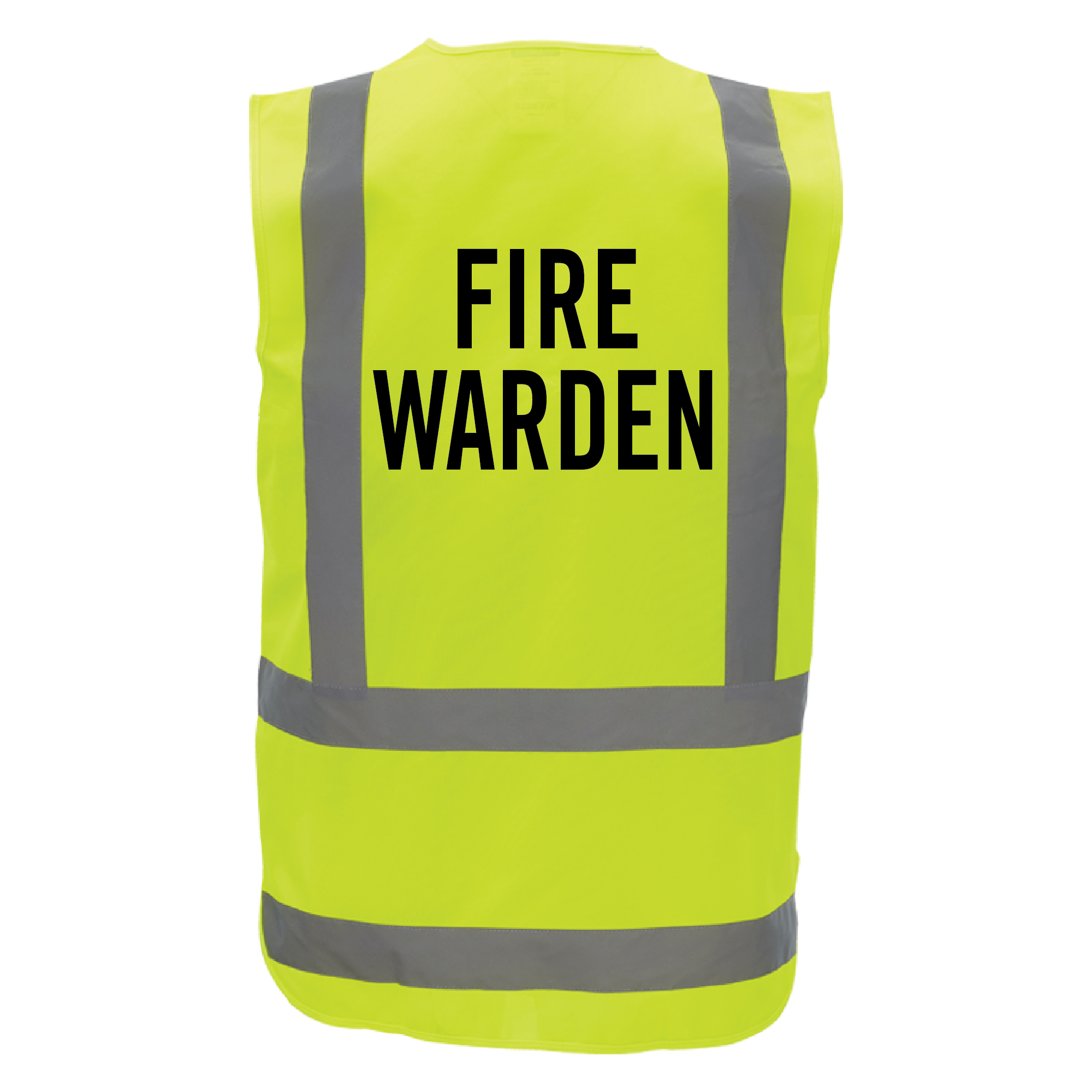 Yellow Hi-Vis Fire Warden Vest