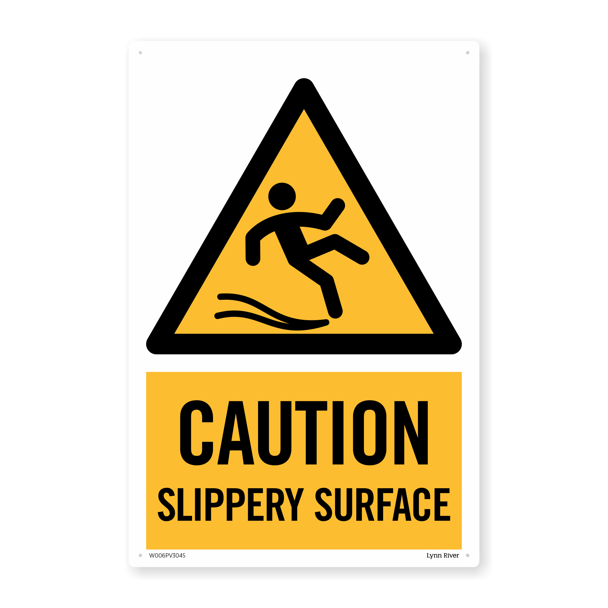 Caution Slippery Surface